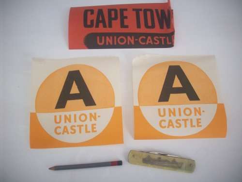 Union Castle Memorabilia - "Stirling Castle"....