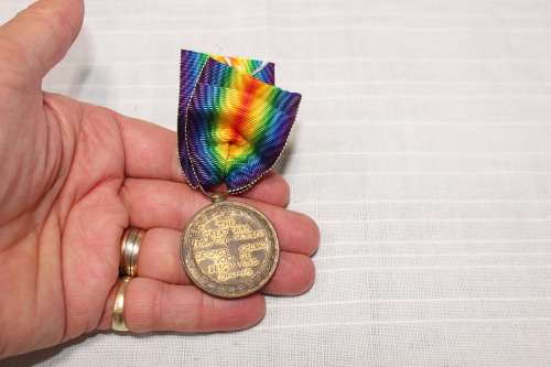 WW1 Victory medal - LT. I.C. le Roux