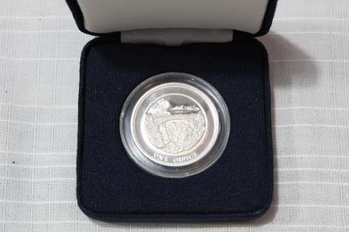 Silver 1oz Proof coin - encapsulated