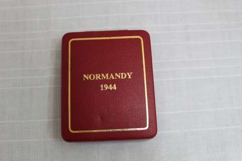 Normandy Campaign Medal - full plus miniature in original box