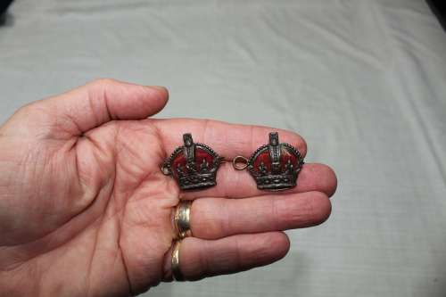 WW1 "pips" - excellent condition - R 75 for both!