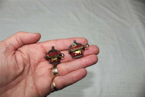 WW1 "pips" - excellent condition - R 75 for both!