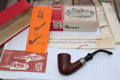 Peterson's Pipe - vintage in original box with all paperwork!