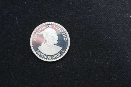 Lesotho One Ounce silver coin