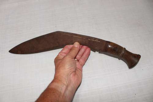 FOR DRAGANOV777 ONLYOriginal WW11 Nepalese Gurkha Kukri Bhojpure Fighting Knife....details below....