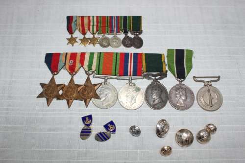 Set of 8 - with the super rare Colonial Police Medal!!.....details below.....