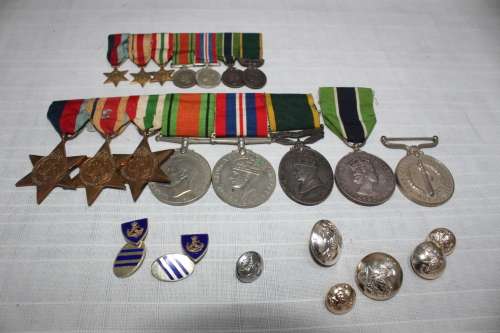 Set of 8 - with the super rare Colonial Police Medal!!.....details below.....