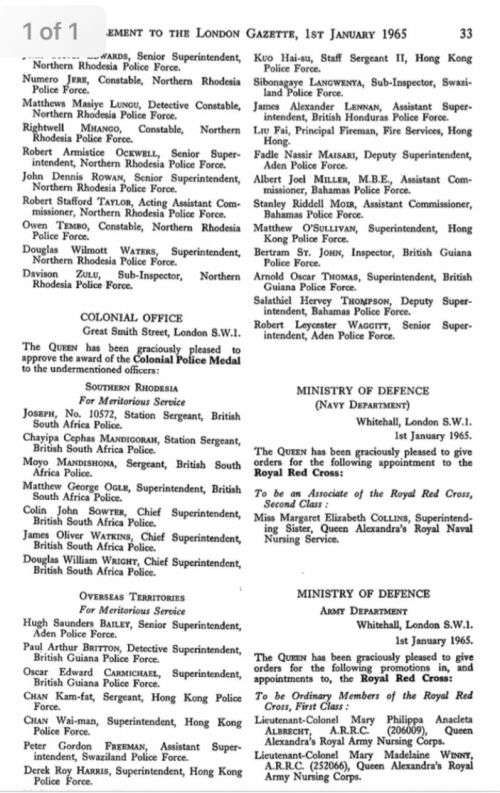 Set of 8 - with the super rare Colonial Police Medal!!.....details below.....