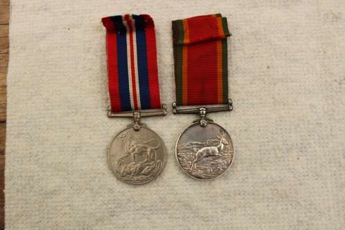 South African WW2 pair - details below....