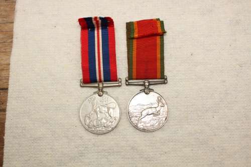 South African WW2 pair - details below....