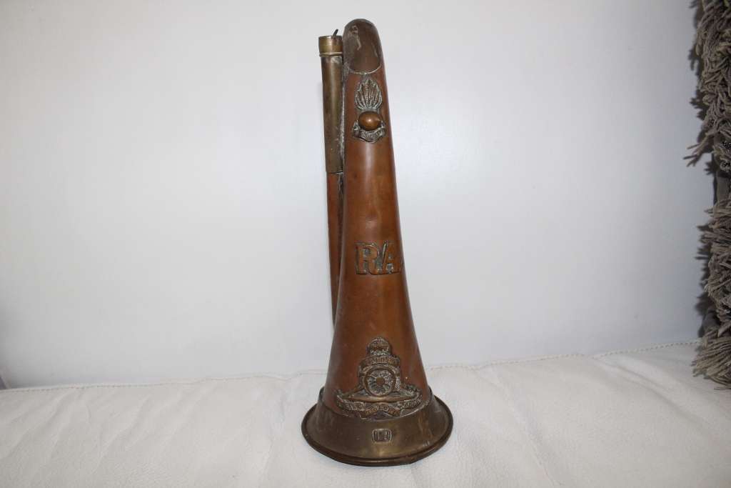 Royal Artillery Brass and copper bugle. Reason for low price below.....