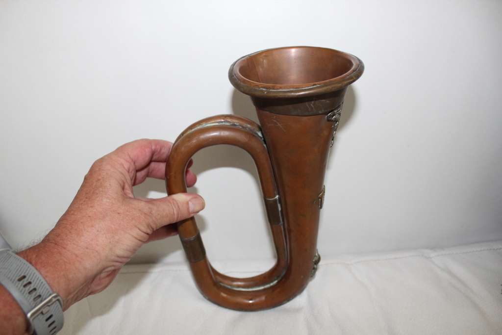Royal Artillery Brass and copper bugle. Reason for low price below.....