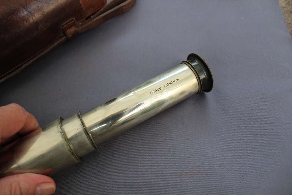 Boer War telescope - works perfectly! Leather case is excellent