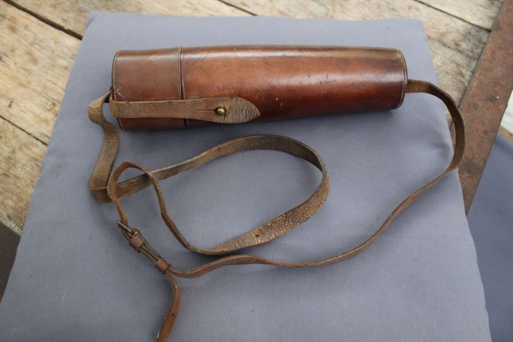 Boer War telescope - works perfectly! Leather case is excellent