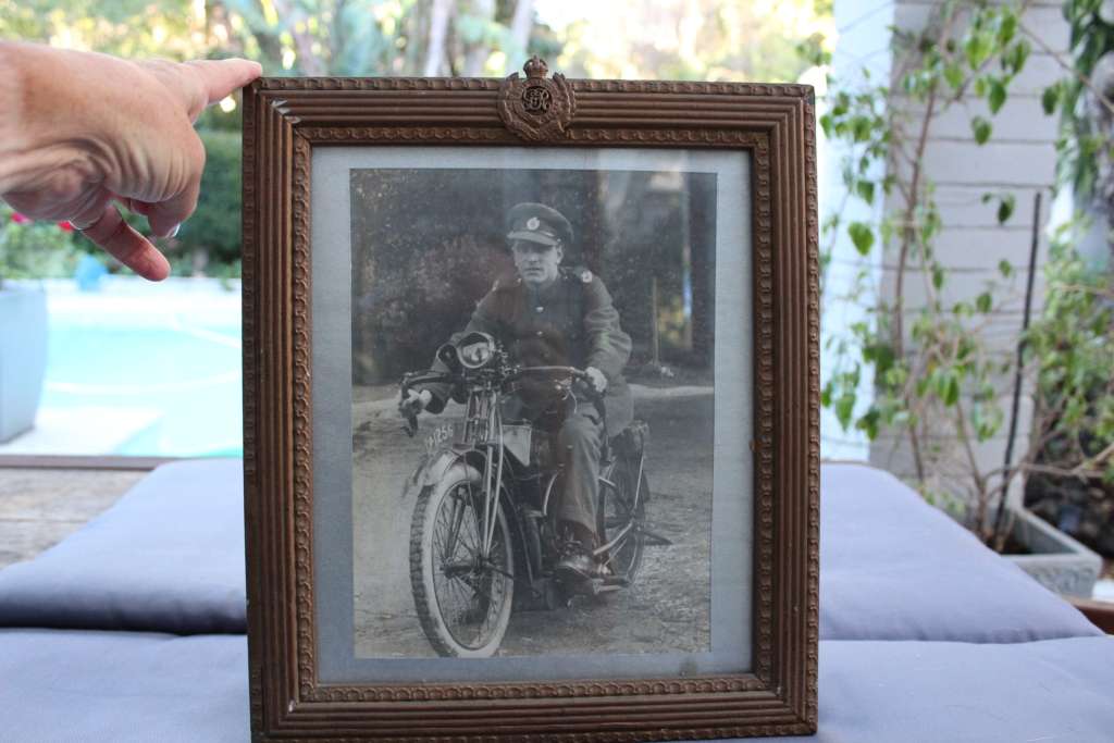 WW1 Royal Engineers picture frame  - a wonderful find! see below.....