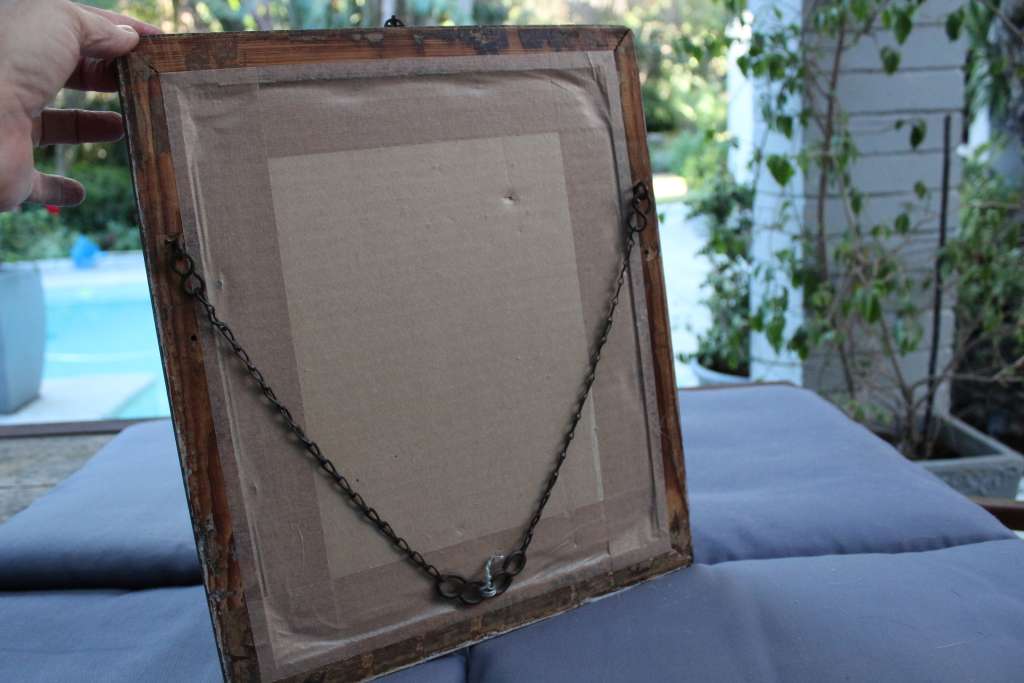 WW1 Royal Engineers picture frame  - a wonderful find! see below.....