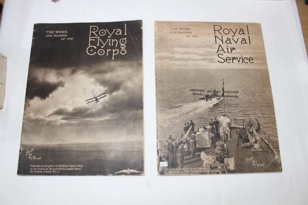 Royal Flying Corps and Royal Naval Air Service books - very rare!