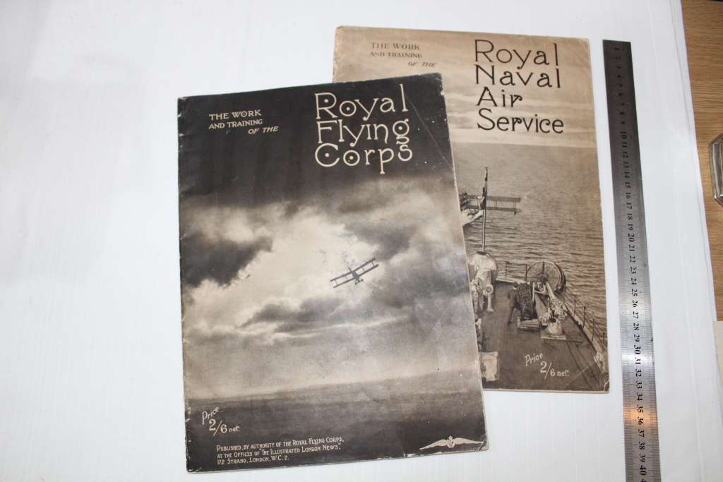 Royal Flying Corps and Royal Naval Air Service books - very rare!