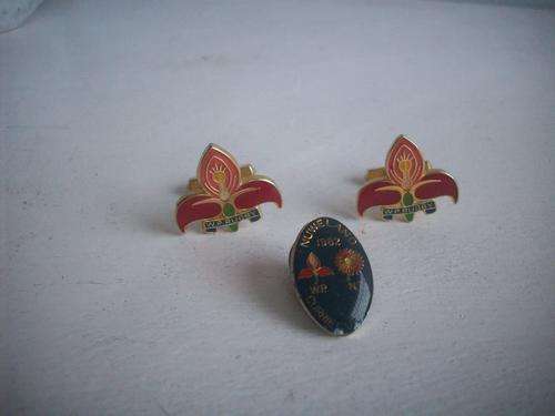 Western Province / Northern Transvaal 1982 Currie Cup - cuff links and pin....see below