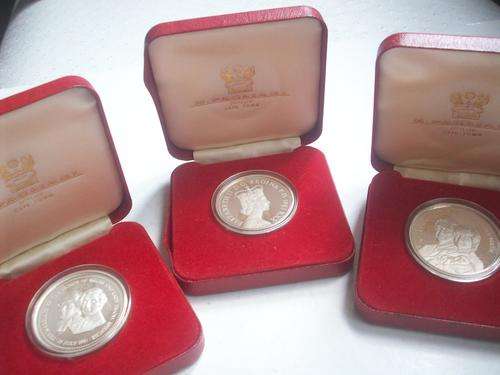 3 x Sterling Silver Coins.....all for R 675!!