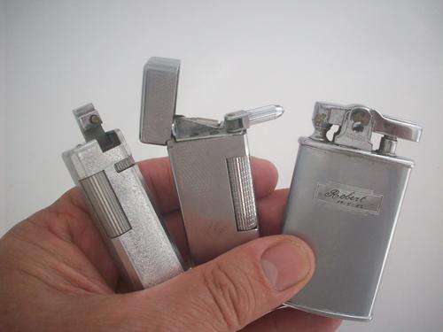 Lighters x 3....Ronson, Impala and Shakespere (?)....I'll take R 100 for the lot!