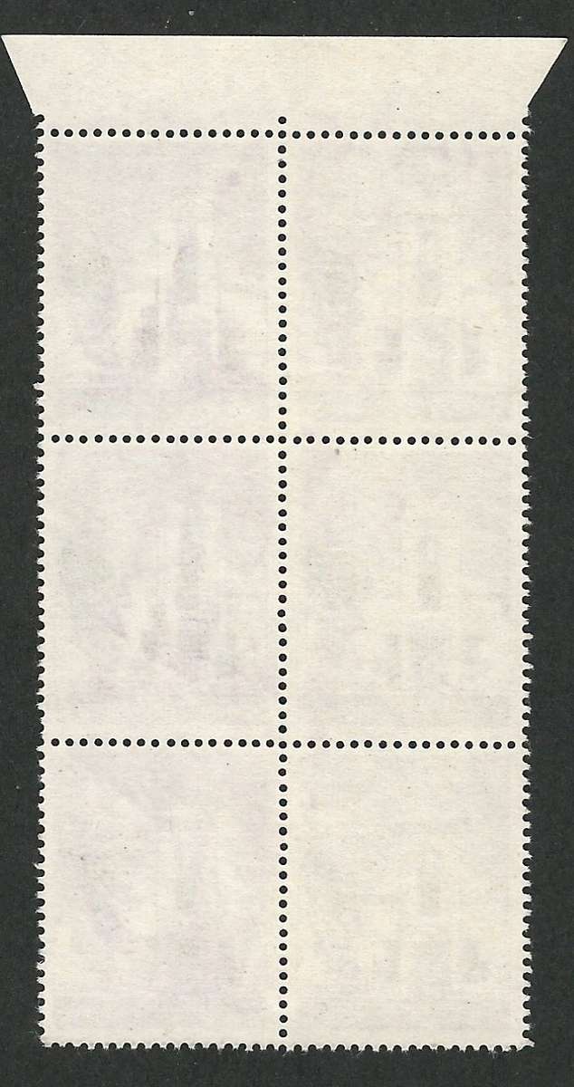 RSA 2½c Top Marginal Positional Block of 6 with Varieties "FIREFLY" & "BROKEN ARCH" SCARCE!!