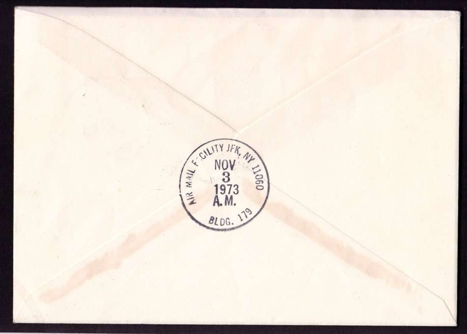 RSA: SAA No.2 1st Flight Cover to New York, Very Clean, Missing from Many SAA collections, High Cat