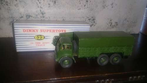 DINKY TOYS 822 10-TON ARMY TRUCK  with original box