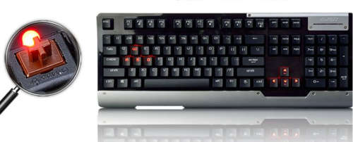 Cherry brown switch mechanical gaming keyboard