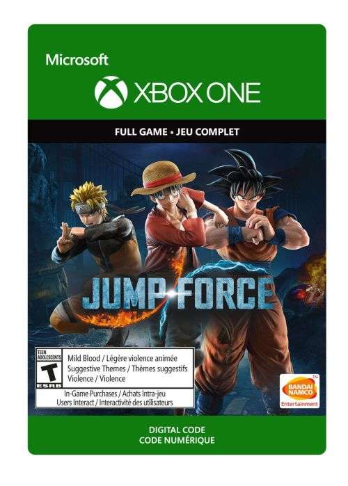 Jump Force Xbox one/S/X Digital Code