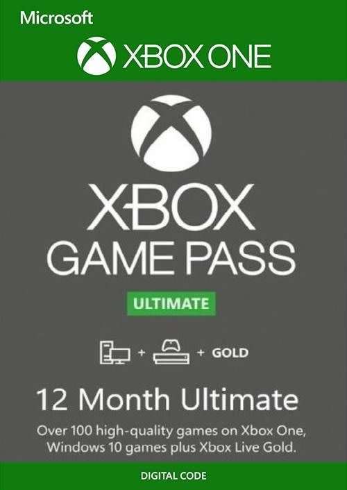Discounted price! Xbox Game Pass Ultimate 12 months