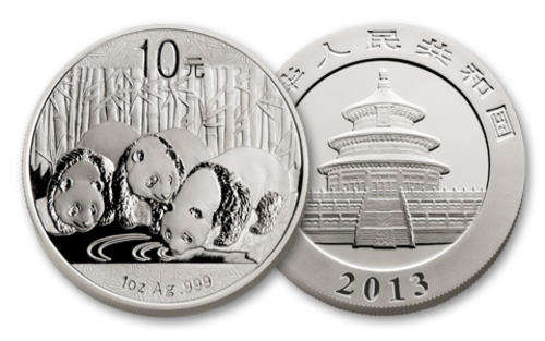 2013 Chinese Panda Silver Coin