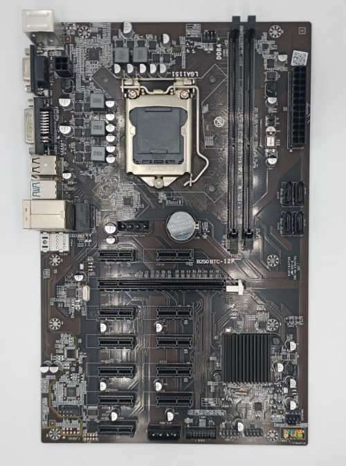B250 Mining Motherboard 12 slot (LGA 1151)