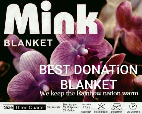 MiNK DONATiON BLANKET