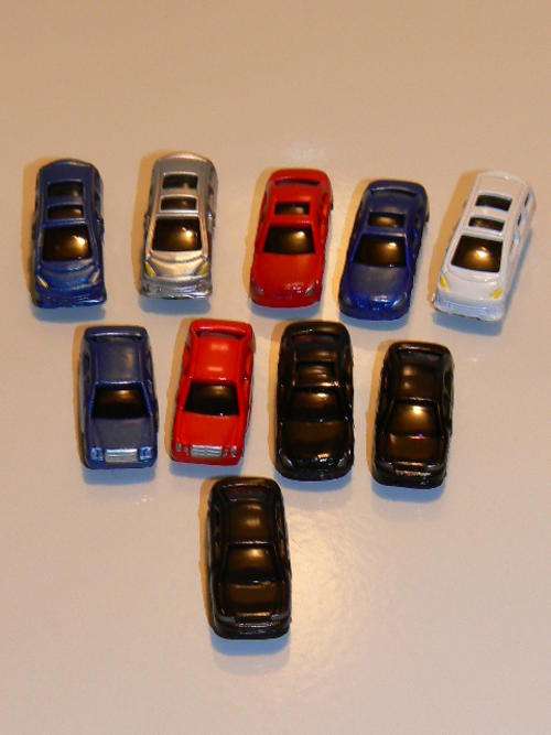 50 x  Scale N  Cars              FREE SHIPPING !!!!