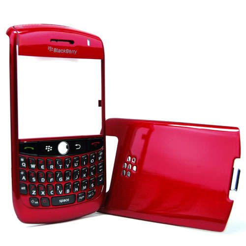 BlackBerry Javelin Curve 8900 Housing Cover + Keypad - Metalic Red- This is NOT a phone it's a cover