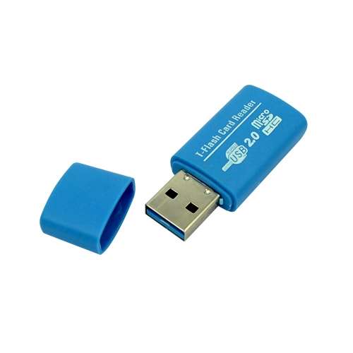 Fully Plug &Play Blue Color Card Reader