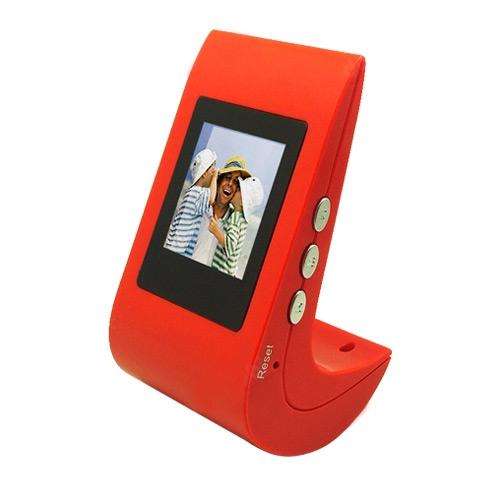 1.5" LCD Swing Digital Photo Frame Red