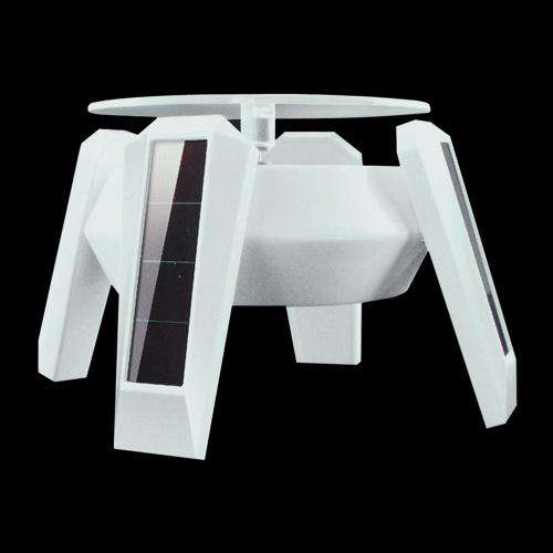 Solar Powered Rotating Display Stand Turn Table with LED Light