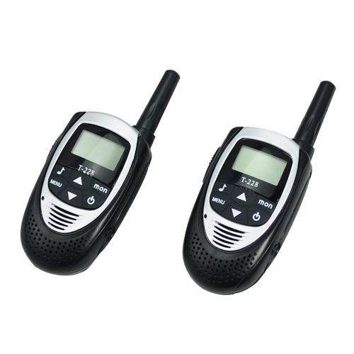 2 PCS Multi-Channels Walkie-Talkie Built-in Microphone & LCD Display
