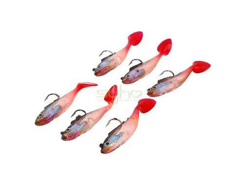 6 PCS Soft Lure Fish Bait Hook for Fishing