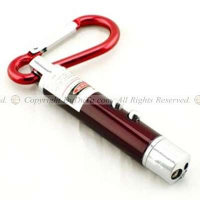 3 in 1 650nm 5mW Red Keychain Laser Pointer LED Flashlight and Currency Detector , CRAZY!!