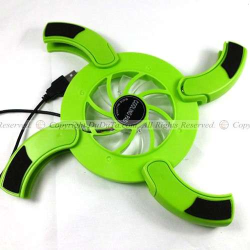 High Quality Portable Folding USB Fan Notebook Cooling With Light Cooler Pad Laptop Cooling, CRAZY!!