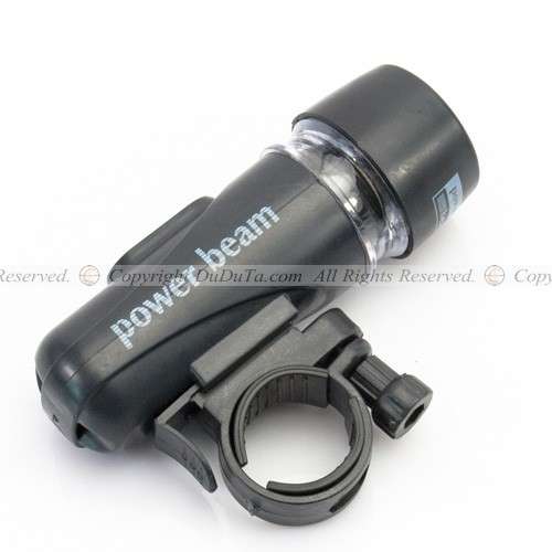 5 LED Super Bright Bicycle Headlight Flashlight, CRAZY!!