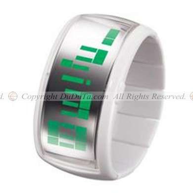 Beautiful LED Watch Support Power Balance Function and Waterproof - White, CRAZY!!