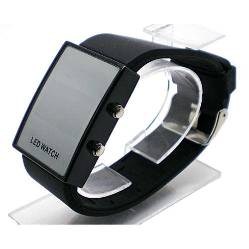 HOT Fashion 2012 Jelly LED Watch Silicone Watch - Black, CRAZY!!