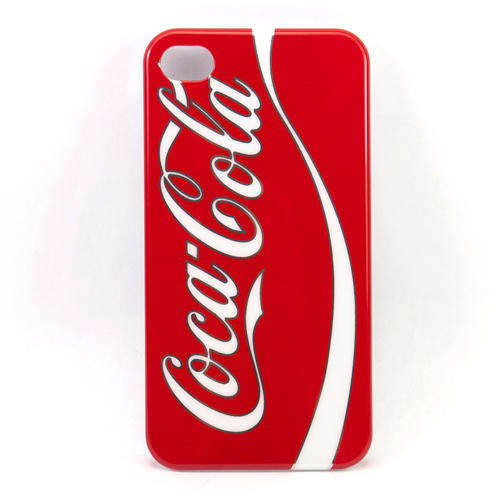 Hot selling coca cola Back Case for iPhone 4 Red Background White Letter, CRAZY!!