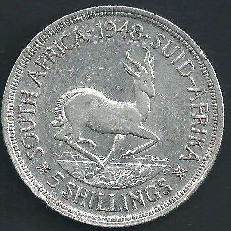 1948 - Five Shillings / Crown - as per scan.