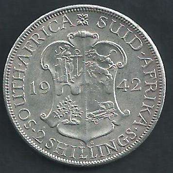Beautiful 1942 - Two Shillings /  2/-  . EF details as per scan.