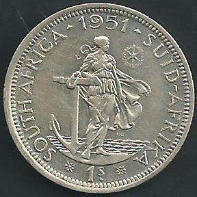 1951 - Shilling /  1/- . - VF condition as per scan.